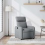 Sillón reclinable de tela gris claro en Sillones | Comprar online en Foru.es