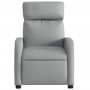 Sillón reclinable de tela gris claro en Sillones | Comprar online en Foru.es