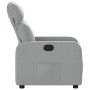 Sillón reclinable de tela gris claro en Sillones | Comprar online en Foru.es