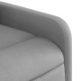 Sillón reclinable de tela gris claro en Sillones | Comprar online en Foru.es
