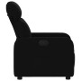 Sillón reclinable de tela negro en Sillones | Comprar online en Foru.es