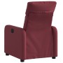 Sillón reclinable de tela rojo tinto en Sillones | Comprar online en Foru.es