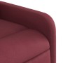 Sillón reclinable de tela rojo tinto en Sillones | Comprar online en Foru.es