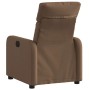 Sillón reclinable de tela marrón en Sillones | Comprar online en Foru.es