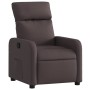 Sillón reclinable de tela marrón oscuro en Sillones | Comprar online en Foru.es