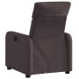 Sillón reclinable de tela marrón oscuro en Sillones | Comprar online en Foru.es