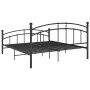Estructura de cama de metal negro 200x200 cm de vidaXL, Camas y somieres - Ref: Foro24-324985, Precio: 151,26 €, Descuento: %
