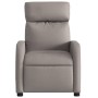 Sillón reclinable de tela gris taupe en Sillones | Comprar online en Foru.es