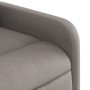 Sillón reclinable de tela gris taupe en Sillones | Comprar online en Foru.es