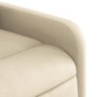 Sillón reclinable de tela crema en Sillones | Comprar online en Foru.es
