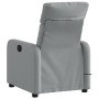 Sillón reclinable de masaje de tela gris claro en Sillones | Comprar online en Foru.es
