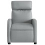 Sillón reclinable de masaje de tela gris claro en Sillones | Comprar online en Foru.es