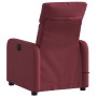 Sillón de masaje reclinable de tela color vino tinto en Sillones | Comprar online en Foru.es