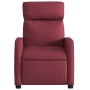Sillón de masaje reclinable de tela color vino tinto en Sillones | Comprar online en Foru.es