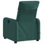 Sillón de masaje reclinable de tela verde oscuro en Sillones | Comprar online en Foru.es