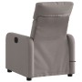 Sillón de masaje reclinable de tela gris taupé en Sillones | Comprar online en Foru.es