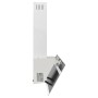 Campana extractora pared acero y vidrio templado blanco 90 cm de vidaXL, Extractores - Ref: Foro24-51670, Precio: 189,84 €, D...