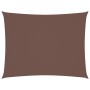 Toldo de vela rectangular tela Oxford marrón 5x6 m en Sombrillas | Comprar online en Foru.es