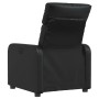 Sillón reclinable de cuero sintético negro en Sillones | Comprar online en Foru.es