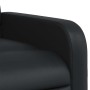 Sillón reclinable de cuero sintético negro en Sillones | Comprar online en Foru.es