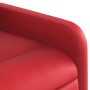 Sillón reclinable de cuero sintético rojo en Sillones | Comprar online en Foru.es