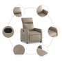 Sillón reclinable de cuero sintético color capuchino en Sillones | Comprar online en Foru.es