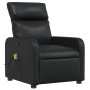 Sillón de masaje reclinable cuero sintético negro en Sillones | Comprar online en Foru.es