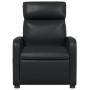 Sillón de masaje reclinable cuero sintético negro en Sillones | Comprar online en Foru.es