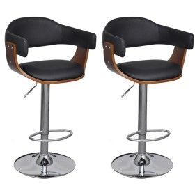 Taburetes de cocina 2 unidades cuero artificial de vidaXL, Taburetes de cocina - Ref: Foro24-241052, Precio: 258,02 €, Descue...