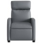 Sillón de masaje reclinable cuero sintético gris en Sillones | Comprar online en Foru.es