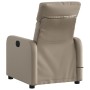 Sillón de masaje reclinable cuero sintético color capuchino en Sillones | Comprar online en Foru.es