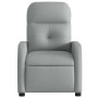 Sillón reclinable de tela gris claro en Sillones | Comprar online en Foru.es