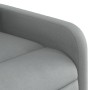 Sillón reclinable de tela gris claro en Sillones | Comprar online en Foru.es
