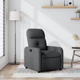 Sillón reclinable de tela gris oscuro en Sillones | Comprar online en Foru.es