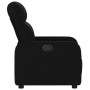 Sillón reclinable de tela negro en Sillones | Comprar online en Foru.es