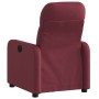 Sillón reclinable de tela rojo tinto en Sillones | Comprar online en Foru.es