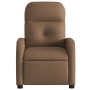 Sillón reclinable de tela marrón en Sillones | Comprar online en Foru.es