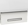 Campana extractora pared acero y vidrio templado blanco 90 cm de vidaXL, Extractores - Ref: Foro24-51670, Precio: 189,84 €, D...