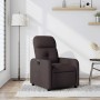 Sillón reclinable de tela marrón oscuro en Sillones | Comprar online en Foru.es