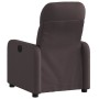 Sillón reclinable de tela marrón oscuro en Sillones | Comprar online en Foru.es