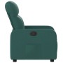 Sillón reclinable de tela verde oscuro en Sillones | Comprar online en Foru.es
