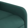 Sillón reclinable de tela verde oscuro en Sillones | Comprar online en Foru.es