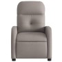 Sillón reclinable de tela gris taupe en Sillones | Comprar online en Foru.es