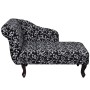 Diván de tela blanca y negra de vidaXL, Divanes - Ref: Foro24-242403, Precio: 207,32 €, Descuento: %