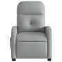 Sillón reclinable de masaje de tela gris claro en Sillones | Comprar online en Foru.es