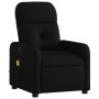 Sillón reclinable de masaje de tela negro en Sillones | Comprar online en Foru.es
