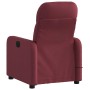 Sillón de masaje reclinable de tela color vino tinto en Sillones | Comprar online en Foru.es