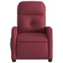 Sillón de masaje reclinable de tela color vino tinto en Sillones | Comprar online en Foru.es