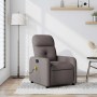 Sillón de masaje reclinable de tela gris taupé en Sillones | Comprar online en Foru.es