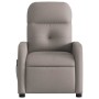 Sillón de masaje reclinable de tela gris taupé en Sillones | Comprar online en Foru.es